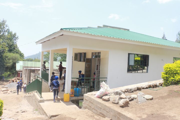 The school kitchen