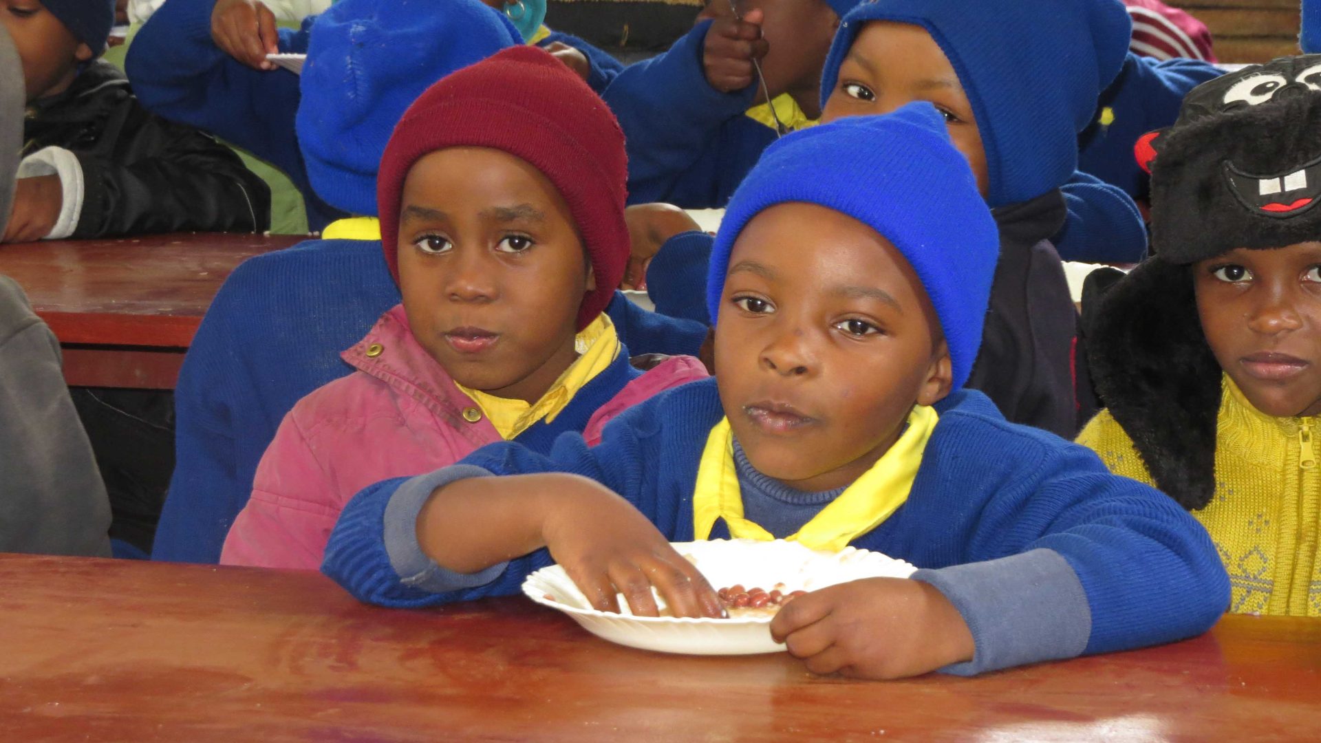 The school kitchen
