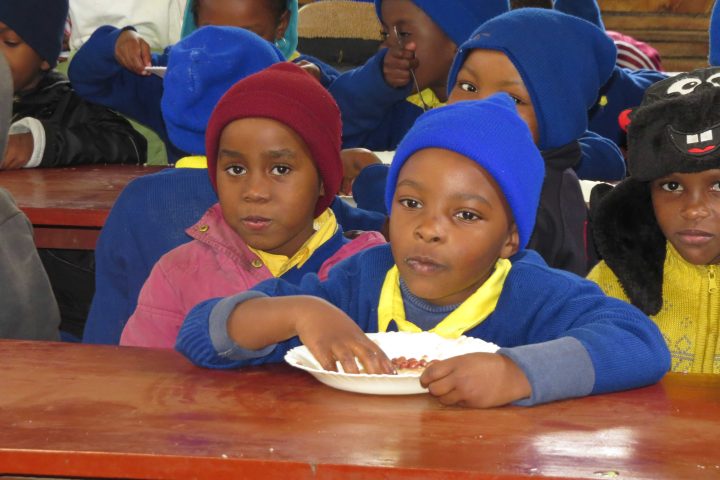 The school kitchen