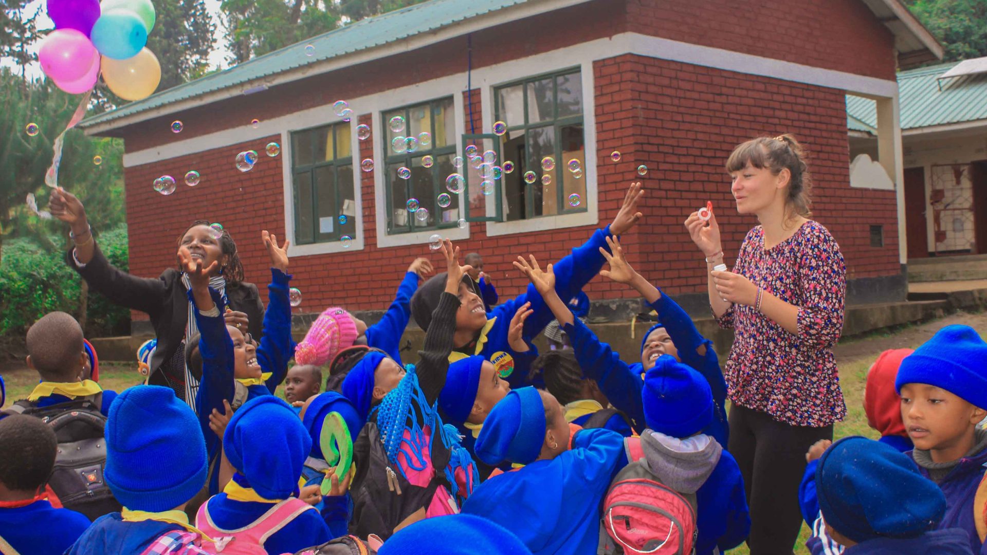 Volunteer at the school